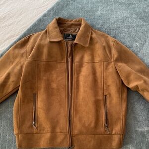Men's Tan Suede Jacket